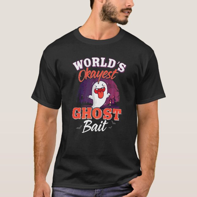 Camiseta Ghost Bai Ghost Hunter Paranormal Ghost Bait (Frente)