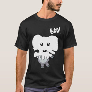 Camiseta Ghost Blanket Elephant Boo Costume Cute Easy Hallo