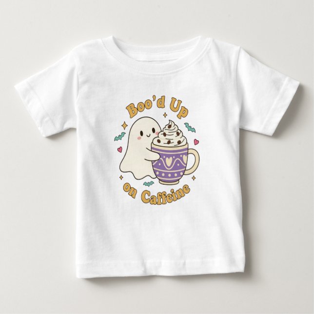 Camiseta Ghost Boo Coffee Design (Frente)