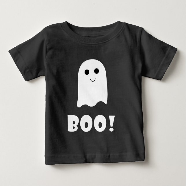 Camiseta Ghost Boo Feliz Halloween Hoodie (Frente)