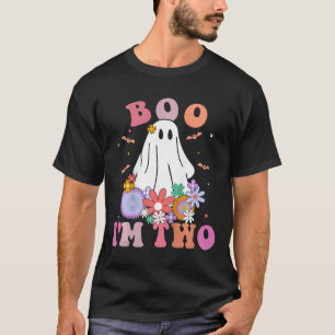 Camiseta Ghost Boo, sou segundo aniversário de 2 anos.