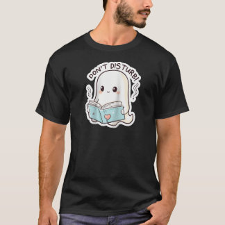 Camiseta Ghost Book Lover Read Books Stick Estilo Aestheti