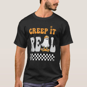 Camiseta Ghost Boy Vintage Retro Halloween Fa