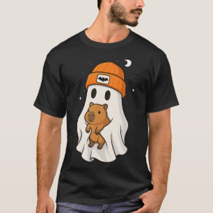 Camiseta Ghost Capybara Halloween Amante de os animais Been