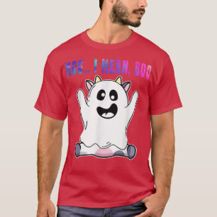 Camiseta Ghost Cow Moo Farmer Ghost Farmeen Quer Dizer Boo