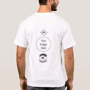 Camiseta Ghost Crab Silhouette Castando um Monograma Sombra