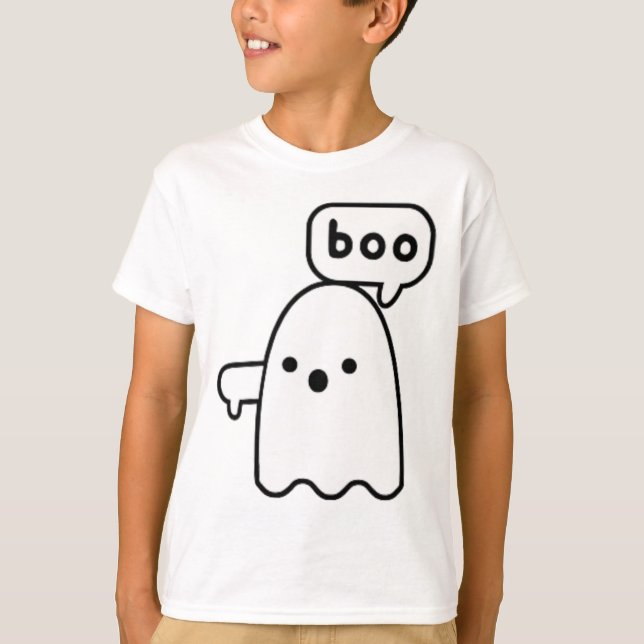 Camiseta Ghost de Desaprovação do Boo Ghost de Ghost (Frente)