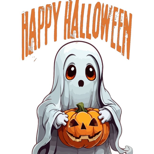 Camiseta Ghost de Trick ou Tratador de Halloween (Criador carregado)