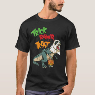 Camiseta Ghost Dinosaur rex Boo Halloween Boo Men Pumpkin