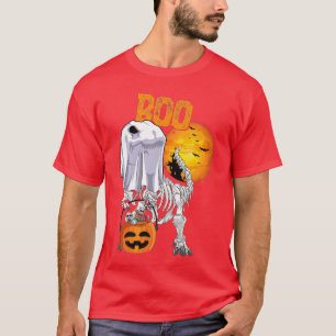 Camiseta Ghost Dinosaur T re Engraçado Boo Halloween Boys M