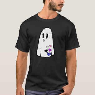 Camiseta Ghost do Orgulho Genderfluido