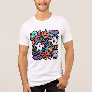 Camiseta Ghost e Abóbora do Halloween T-Sh