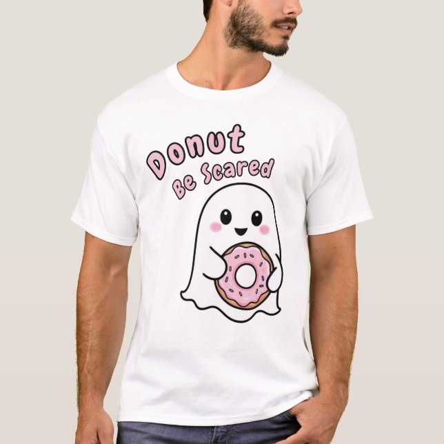 Camiseta Ghost engraçado não tem medo (Frente)