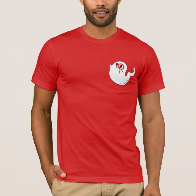 Camiseta Ghost Funny do Membro da Equipe de Destino (Frente)