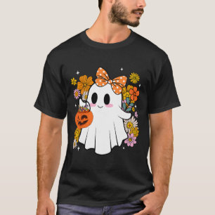 Camiseta Ghost Ghost Cute Vintage Falso Trick Ou Tratar