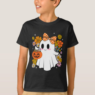 Camiseta Ghost Ghost Cute Vintage Falso Trick Ou Tratar