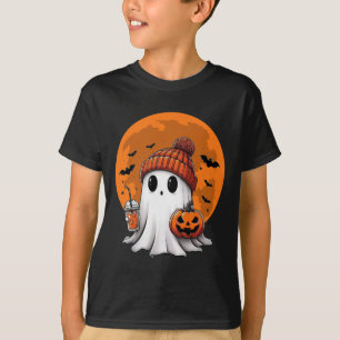 Camiseta Ghost Ghost Drink Café Bonito Trick Fantasma