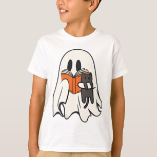 Camiseta Ghost Ghost Ghost Lendo Livro Spooky Season Hallow