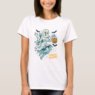 Camiseta Ghost Girl - Feliz Dia das Bruxas