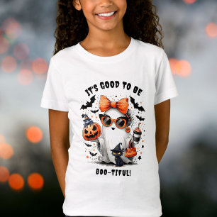 Camiseta Ghost Girl no Halloween