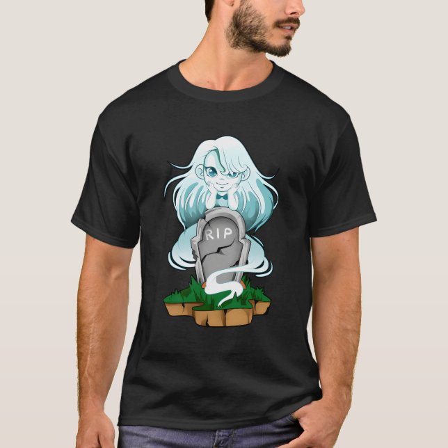 Camiseta Ghost Gothic Kawaii (Frente)