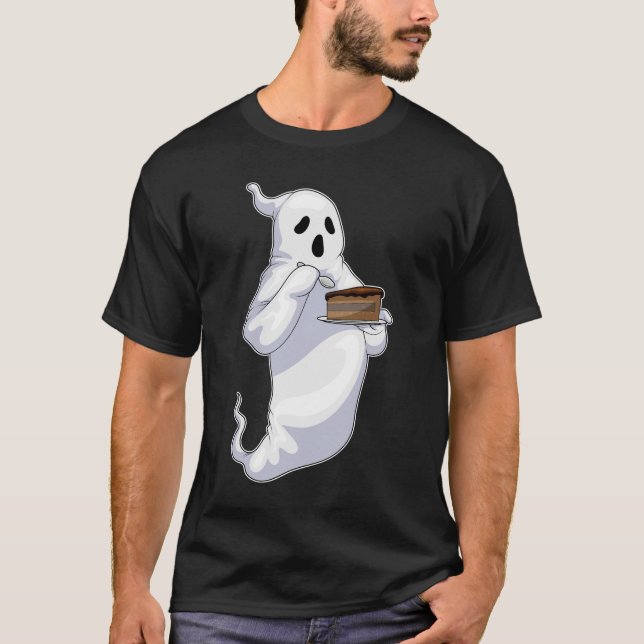 Camiseta Ghost Halloween Cake (Frente)