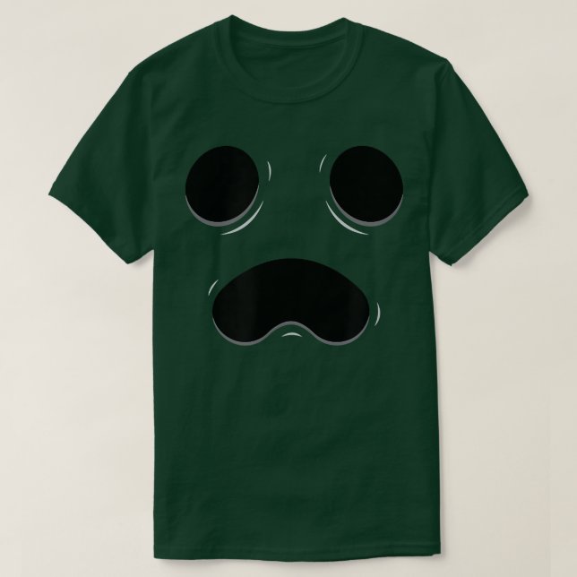 Camiseta Ghost Halloween Face Plain Haunted Ghost Tour Mask (Frente do Design)