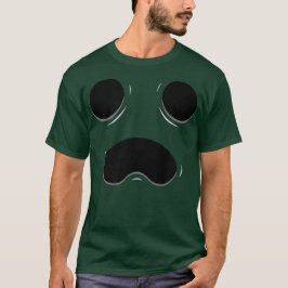 Camiseta Ghost Halloween Face Plain Haunted Ghost Tour Mask