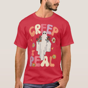 Camiseta Ghost Halloween Figurume Floral Groov