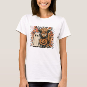 Camiseta Ghost Halloween, Vaca do Planalto de queda