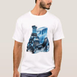 Camiseta Ghost Hot Rod<br><div class="desc">Cruise the shadows with the Ghost Hot Rod, a bold and stylized design that blends classic hot rod attitude with a supernatural twist. Featuring a side-angle hot rod with gigantic rear tires, a raised engine, and a ghostly semi-transparent body with glowing highlights, this exaggerated machine brings haunting energy to any...</div>