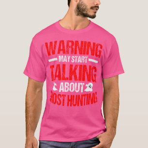 Camiseta Ghost Hunter Evp caçando Halloween Paranormal Spir