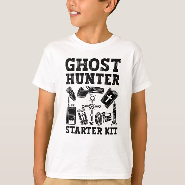 Camiseta Ghost Hunter Ghost Hunter Starter Kit Paranormal (Frente)