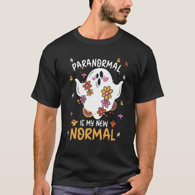 Camiseta Ghost Hunter para Caça Paranormal ao Fantasma 3 (Frente)