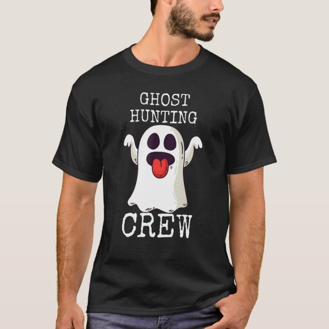 Camiseta Ghost Hunter Paranormal Ghost Hunting Crew 1 (Frente)