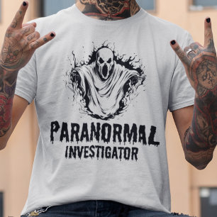 Camiseta Ghost Hunter Paranormal Investigador Fantasma Caça