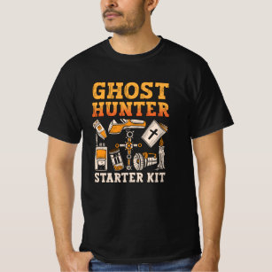 Camiseta Ghost Hunter Starter Kit Paranormal Caça ao Fantas