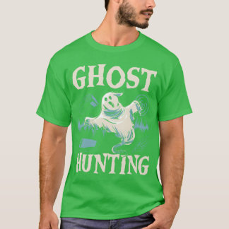 Camiseta Ghost Hunting Halloween Season Spooky Trick Ou Tre