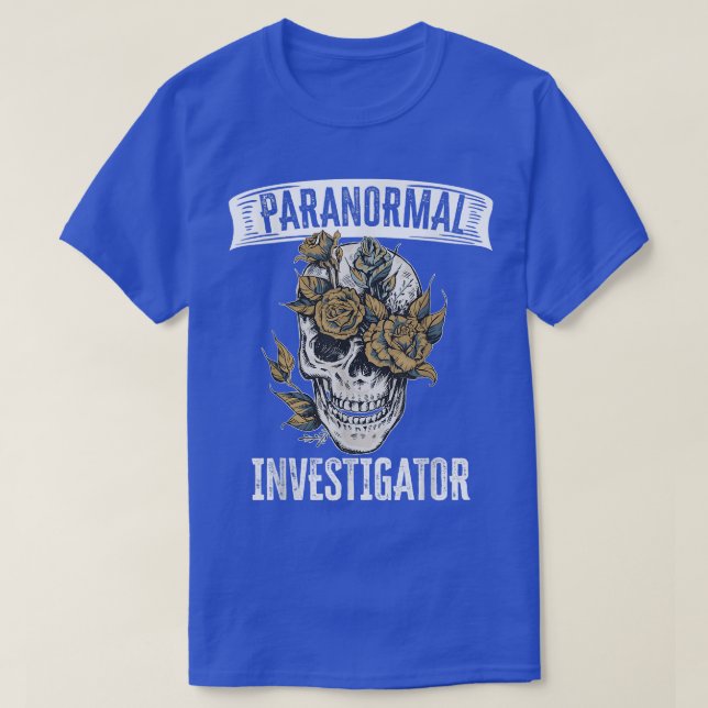 Camiseta Ghost Hunting Paranormal Investigator  (Frente do Design)