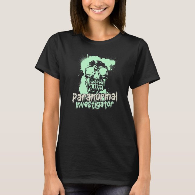 Camiseta Ghost Hunting Paranormal Investigator  14 (Frente)