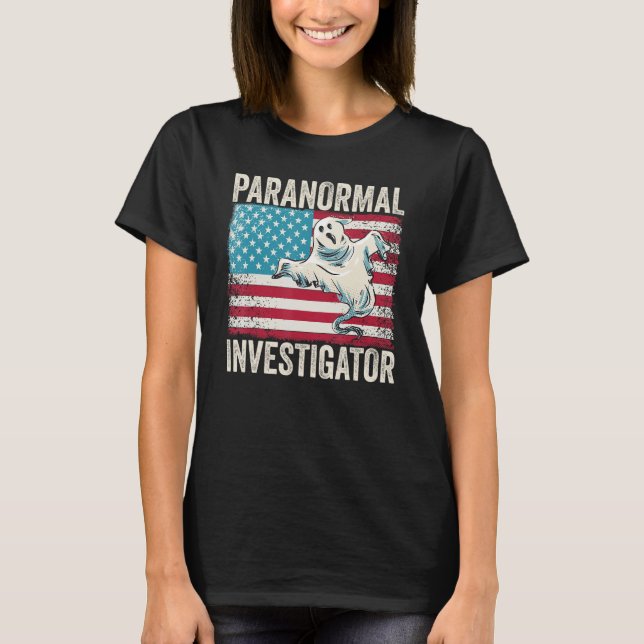Camiseta Ghost Hunting Paranormal Investigator 2 (Frente)