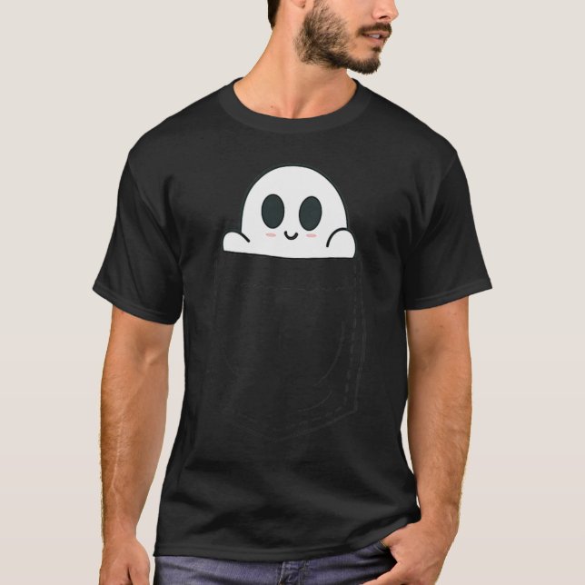 Camiseta Ghost In Cket Halloween  (Frente)