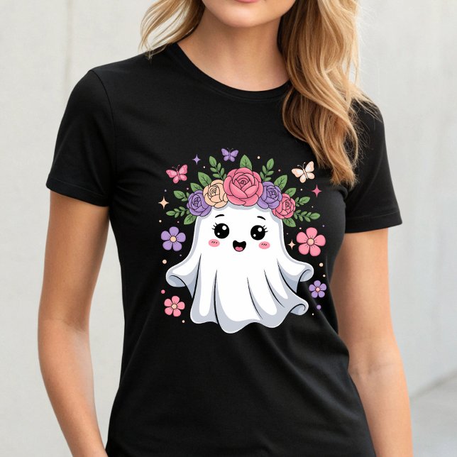 Camiseta Ghost Kawaii Halloween (Criador carregado)