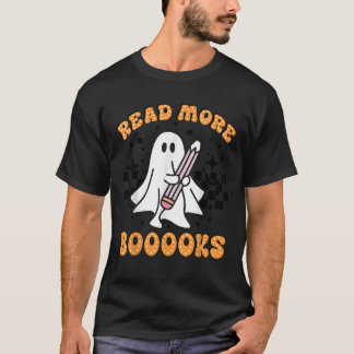Camiseta Ghost Leia Mais Livros Engraçado Professor H