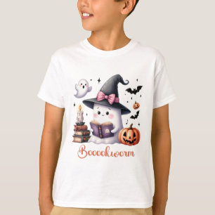 Camiseta Ghost Leitura de Arco de Coquetes do Livro Hallowe
