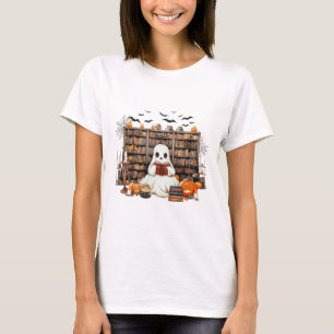 Camiseta Ghost Leitura de Livros Contém Custo do Dia das Br