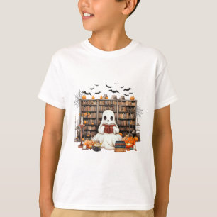 Camiseta Ghost Leitura de Livros Contém Custo do Dia das Br