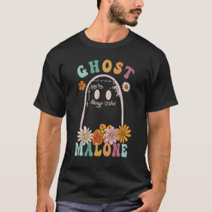 Camiseta Ghost Malone Fall Season Spooky Halloween Cute Gho