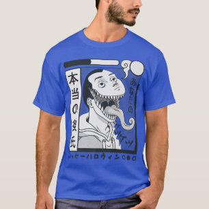 Camiseta Ghost Night Horror Manga Japão Animação Japonês Cr