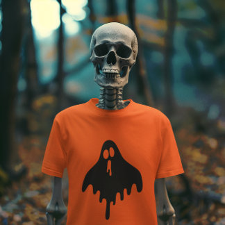Camiseta Ghost Orange Halloween
